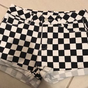 Checkered shorts